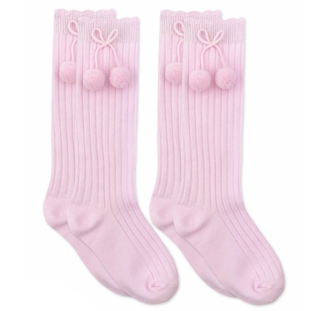 Jefferies Socks Pom Pom Knee High Socks - Picture 3 of 5